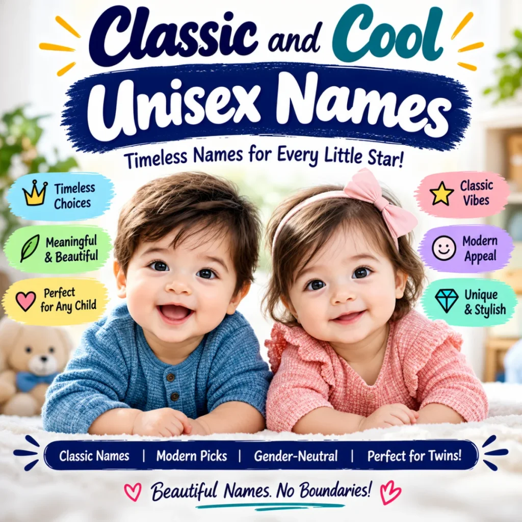 Classic and Cool Unisex Names
