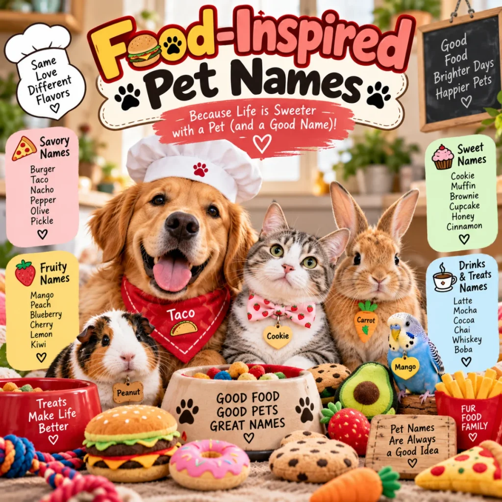 Food-Inspired Pet Names