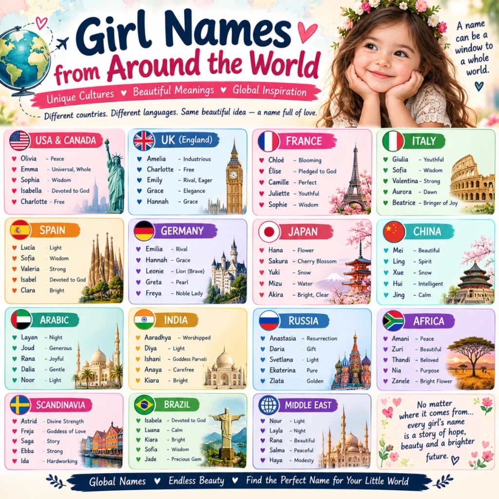 Girl Names from Around the World