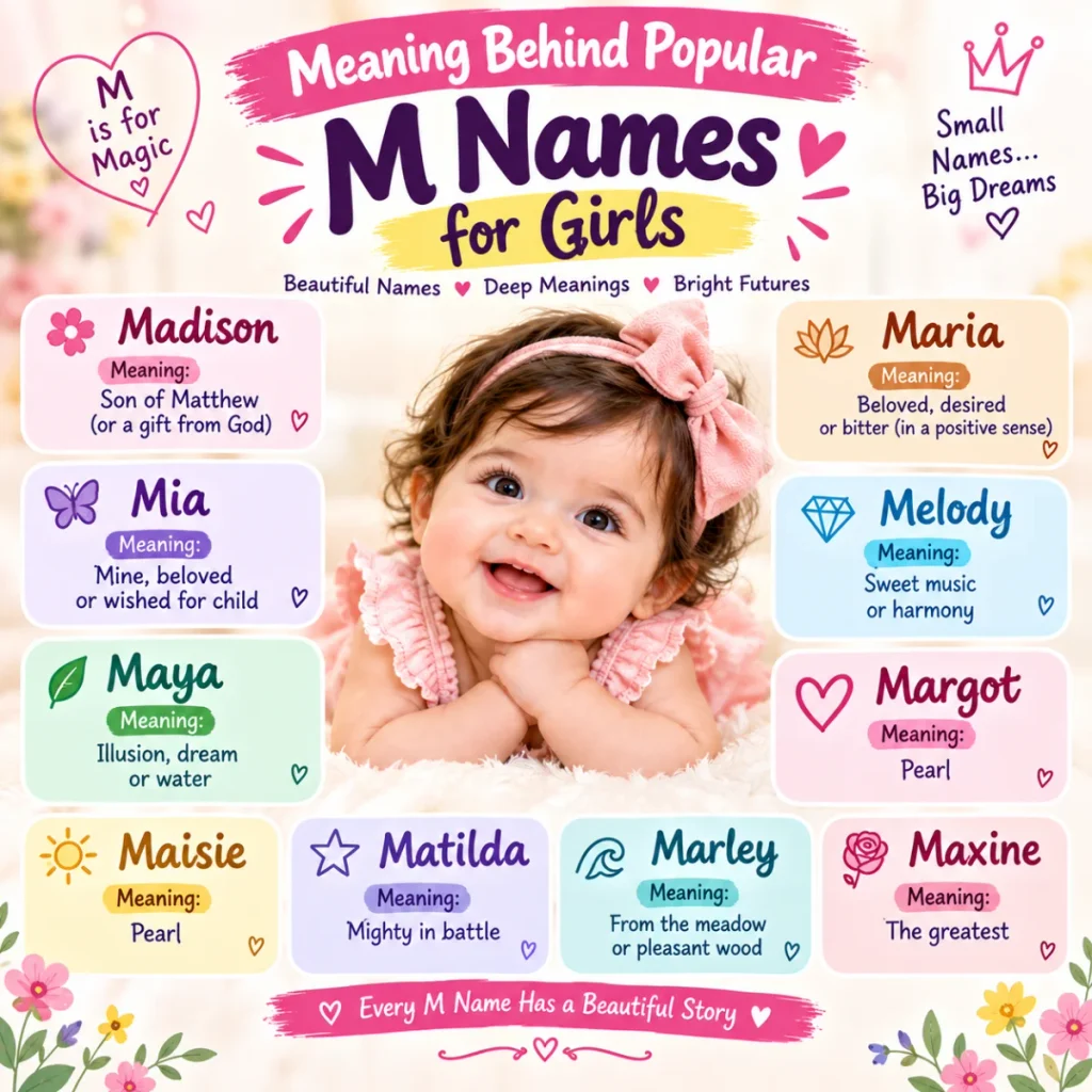 Meaning Behind Popular M Names for Girls