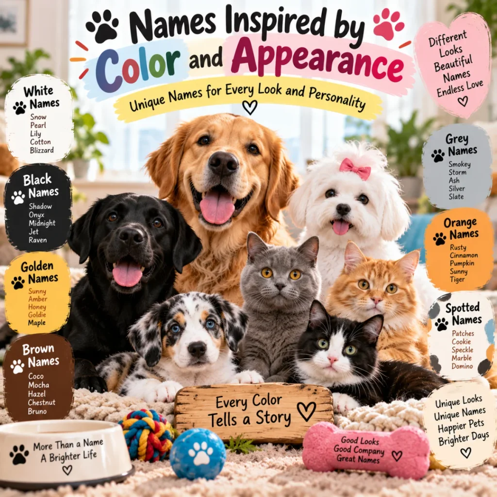 Names Inspired by Color and Appearance