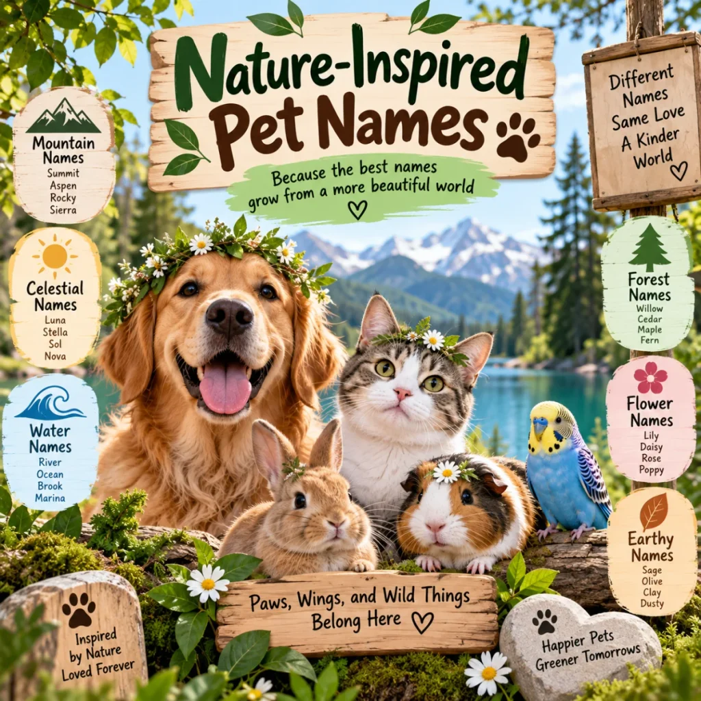 Nature-Inspired Pet Names