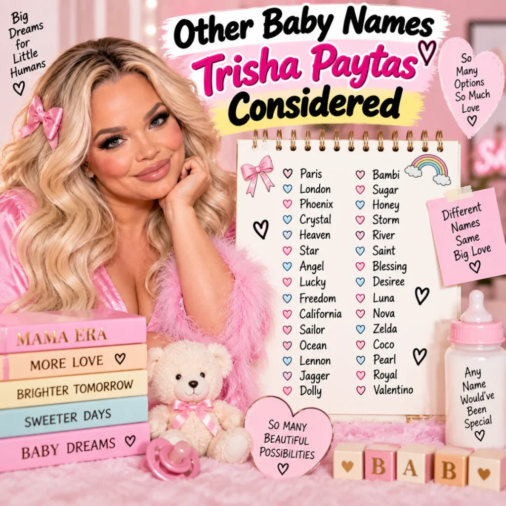 Other Baby Names Trisha Paytas Considered