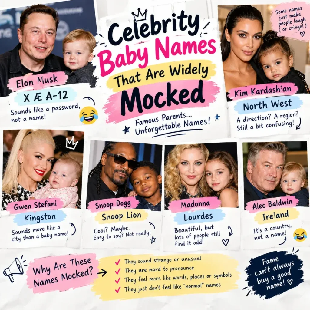 Celebrity Baby Names That Are Widely Mocked