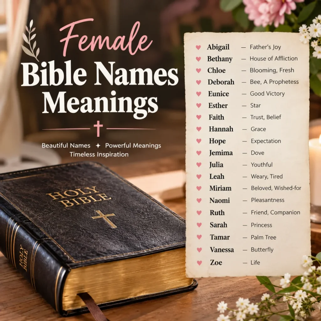 Female Bible Names Meanings