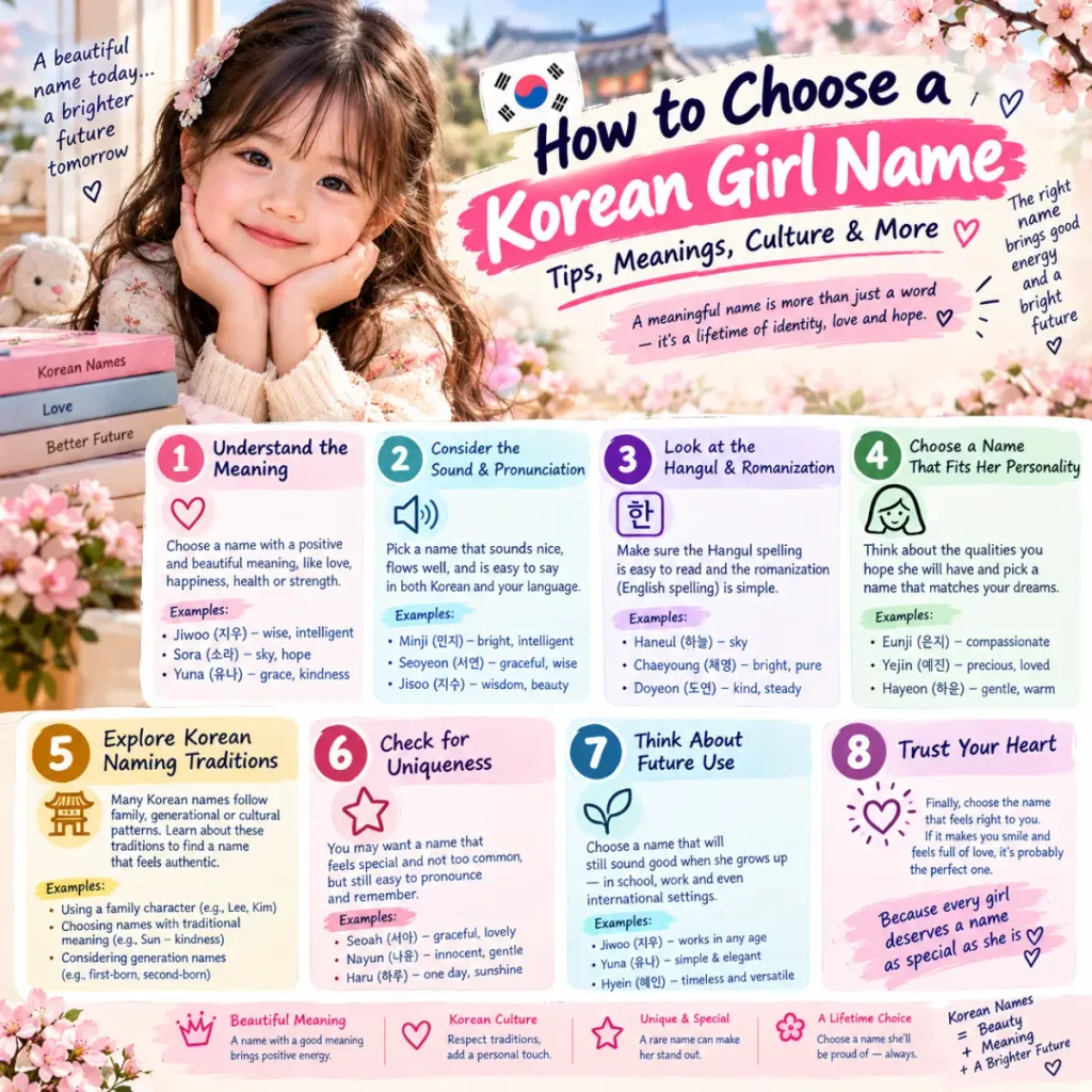 How to Choose a Korean Girl Name