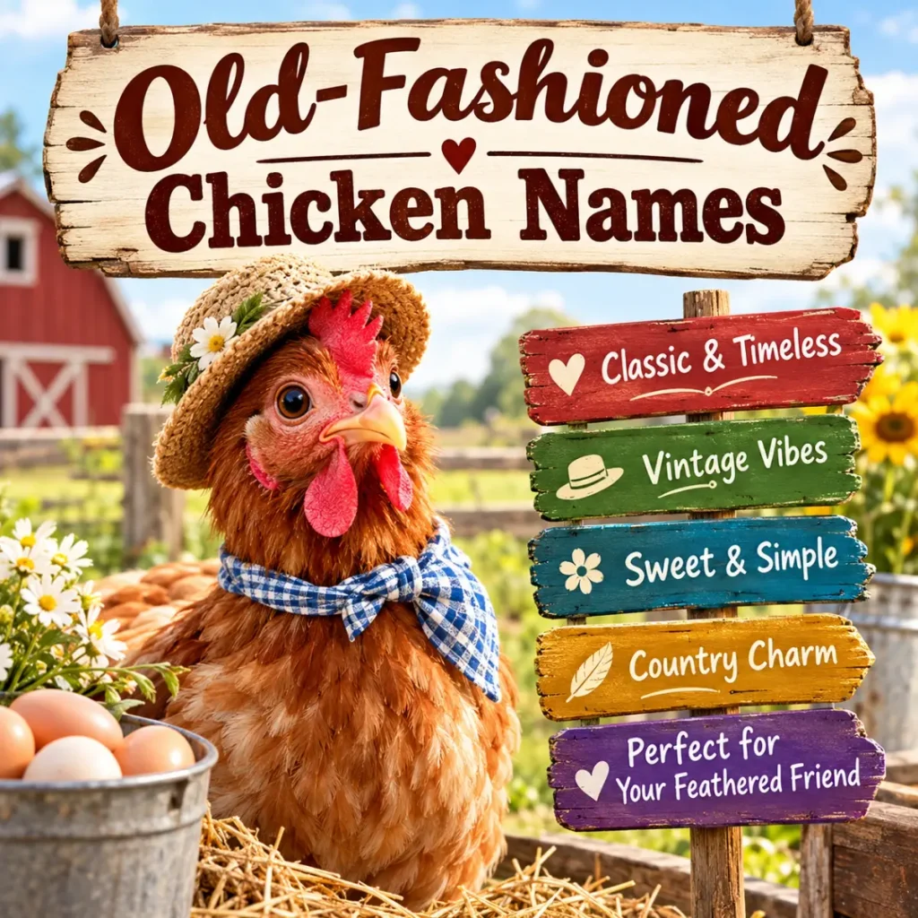 Old-Fashioned Chicken Names