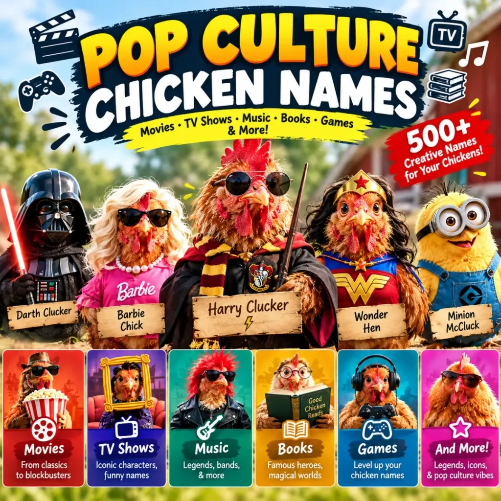 Pop Culture Chicken Names 