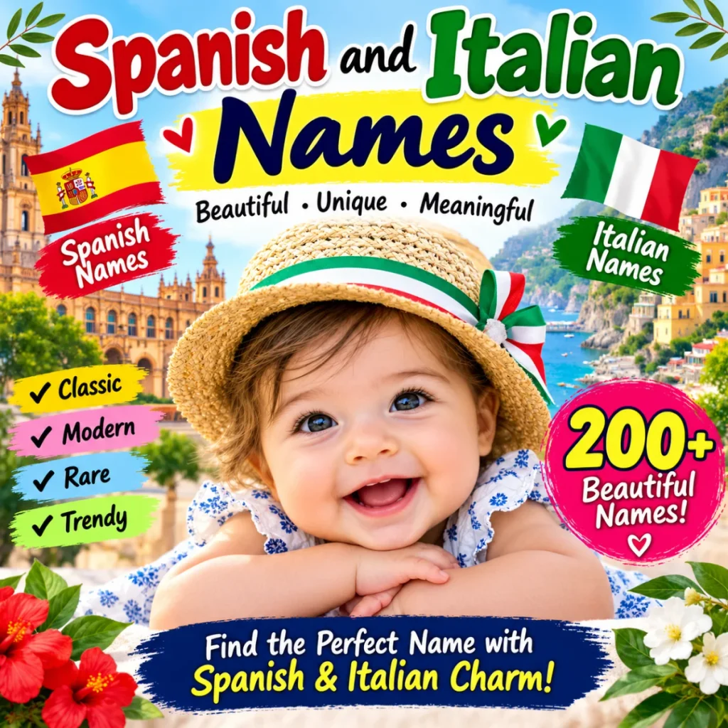 🇪🇸 Spanish and Italian Names