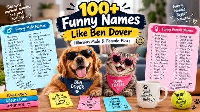 100+ Funny Names Like Ben Dover Hilarious Male & Female Picks