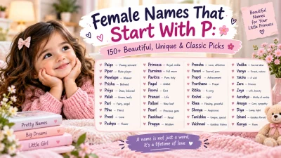 Female Names That Start With P 150+ Beautiful, Unique & Classic Picks