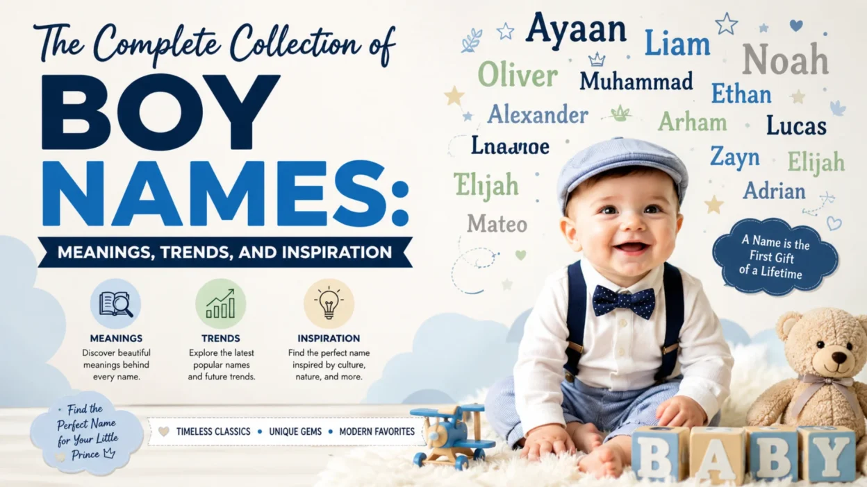 The Complete Collection of Boy Names Meanings, Trends, and Inspiration