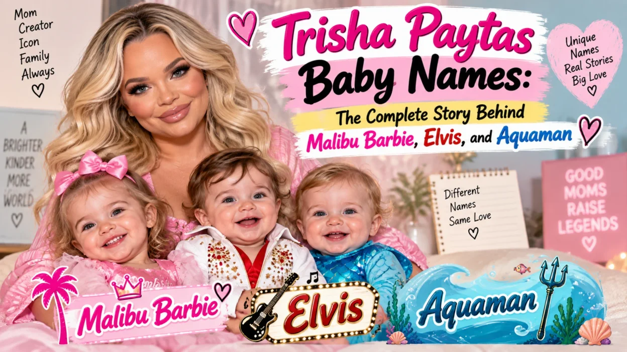 Trisha Paytas Baby Names The Complete Story Behind Malibu Barbie, Elvis, and Aquaman