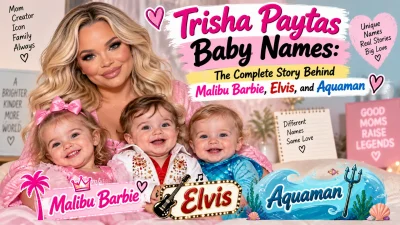 Trisha Paytas Baby Names The Complete Story Behind Malibu Barbie, Elvis, and Aquaman