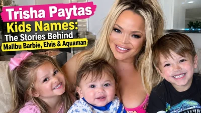 Trisha Paytas Kids Names The Stories Behind Malibu Barbie, Elvis & Aquaman
