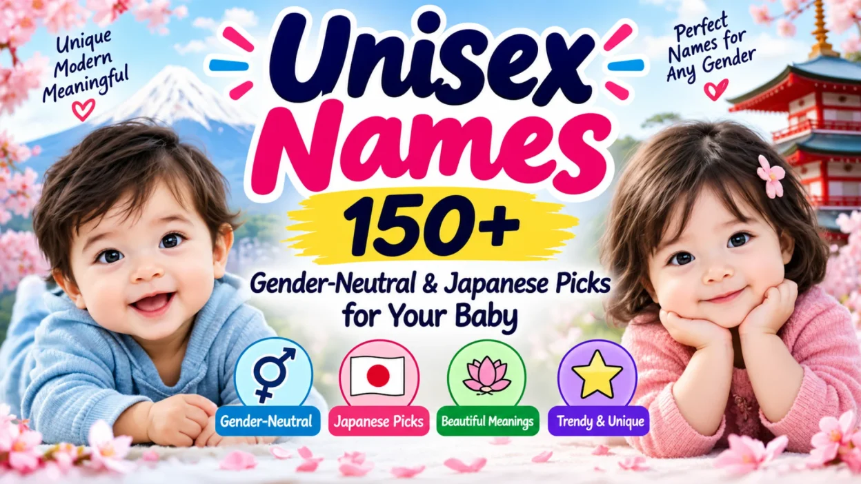 Unisex Names 150+ Gender-Neutral & Japanese Picks for Your Baby