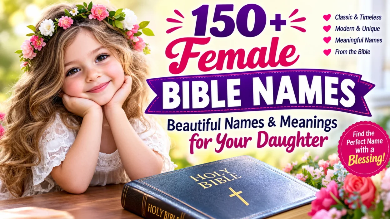 150+ Female Bible Names Beautiful Names & Meanings for Your Daughter