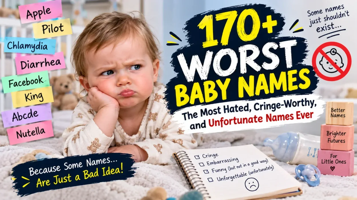 170 Worst Baby Names The Most Hated, Cringe-Worthy, and Unfortunate Names Ever