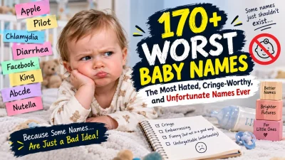 170 Worst Baby Names The Most Hated, Cringe-Worthy, and Unfortunate Names Ever