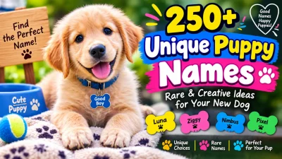 250+ Unique Puppy Names Rare & Creative Ideas for Your New Dog