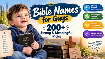 Bible Names for Guys 200 Strong & Meaningful Picks